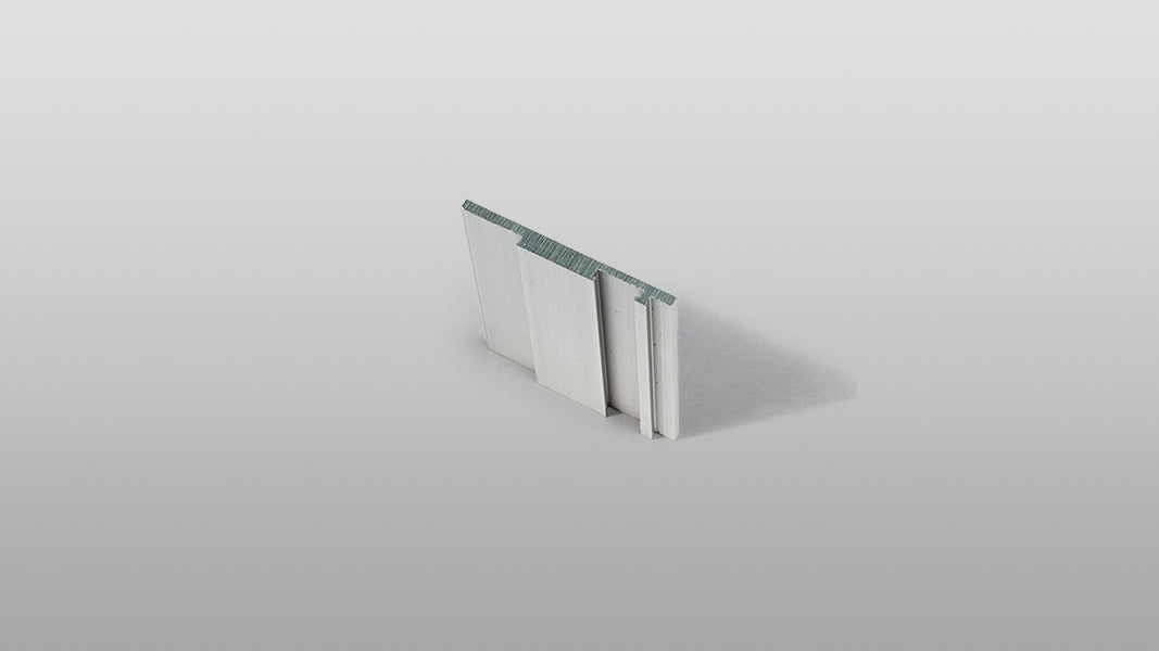 Namensschild swissBOX flat, ungraviert