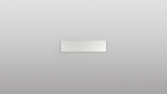 Plaque de nom swissBOX Basic, non gravée