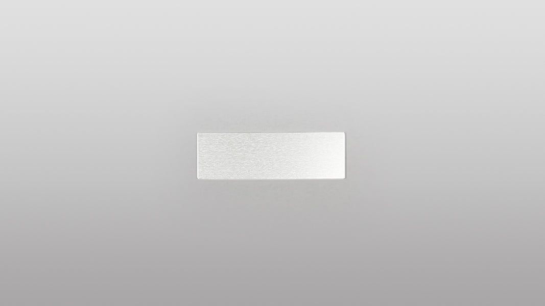 Plaque de nom de sonnette swissBOX, non gravée
