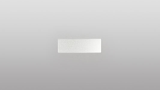 Plaque de nom de sonnette swissBOX, non gravée